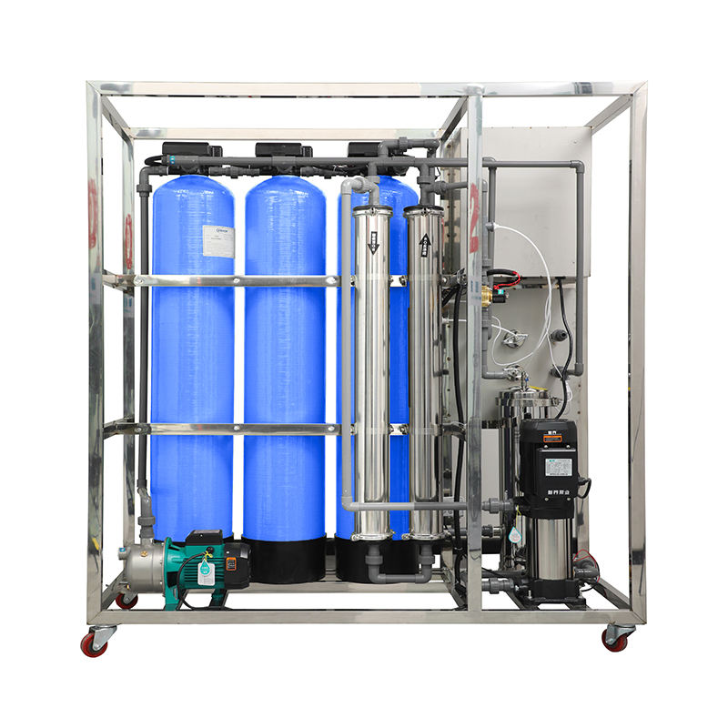 Commercial Reverse Osmosis Water Filter System 500LPH with Pump PLC 220V 1-Year Warranty