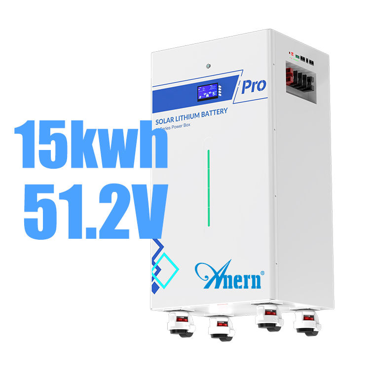 Anern 15kwh Lithium 48v Battery Lifepo4 51.2v 300ah Battery for Hybrid Energy Storage System
