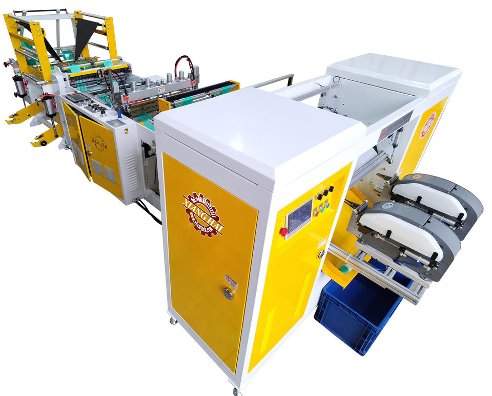 Full Automatic Roll to Roll Plastic Trash Coreless Star Seal Garbage Bag Making Machine with