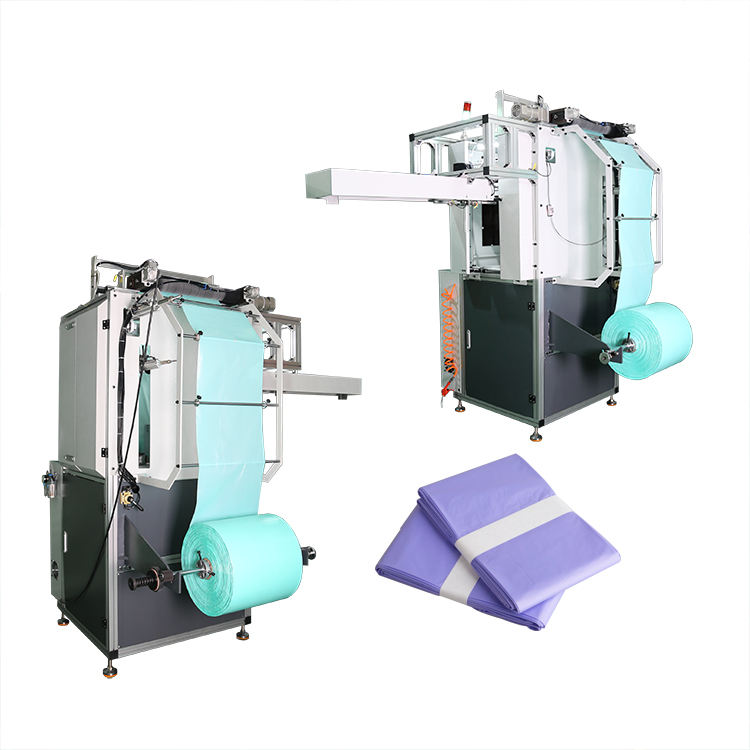 Full Automatic Diaper Pail Refill Bags Folding Machine Plastic Garbage Bag Making Machine