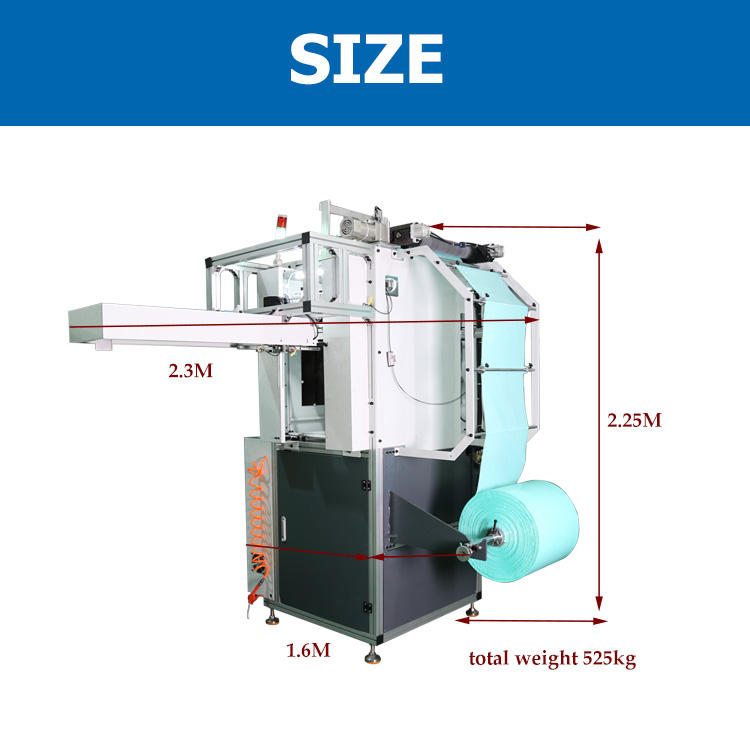 Full Automatic Diaper Pail Refill Bags Folding Machine Plastic Garbage Bag Making Machine