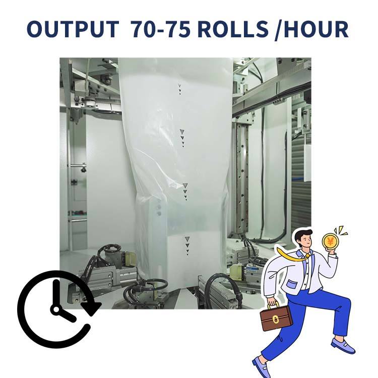 Full Automatic Diaper Pail Refill Bags Folding Machine Plastic Garbage Bag Making Machine