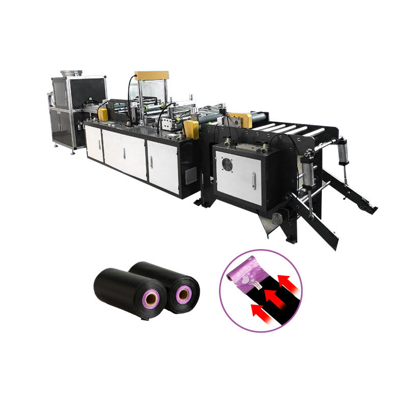 Full Automatic Coreless Pet Dog Poop Bag Making Machine High Speed Disposable Biodegradable Plastic Garbage Bag Making Machine