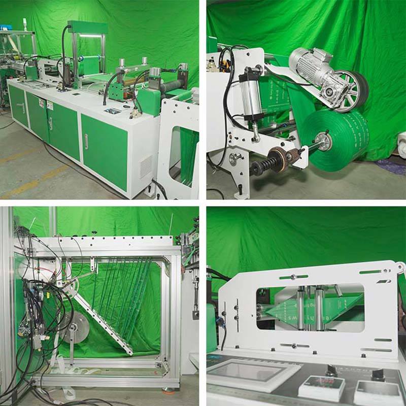 Full Automatic Coreless Pet Dog Poop Bag Making Machine High Speed Disposable Biodegradable Plastic Garbage Bag Making Machine