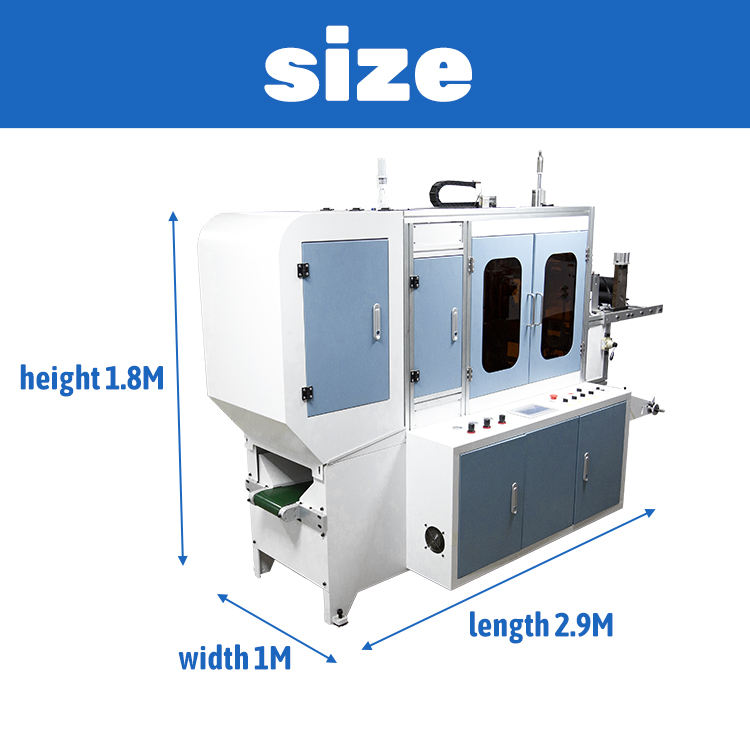 High Speed Medical Bag Making Machine Plastic Garbage Bag Folding Machine