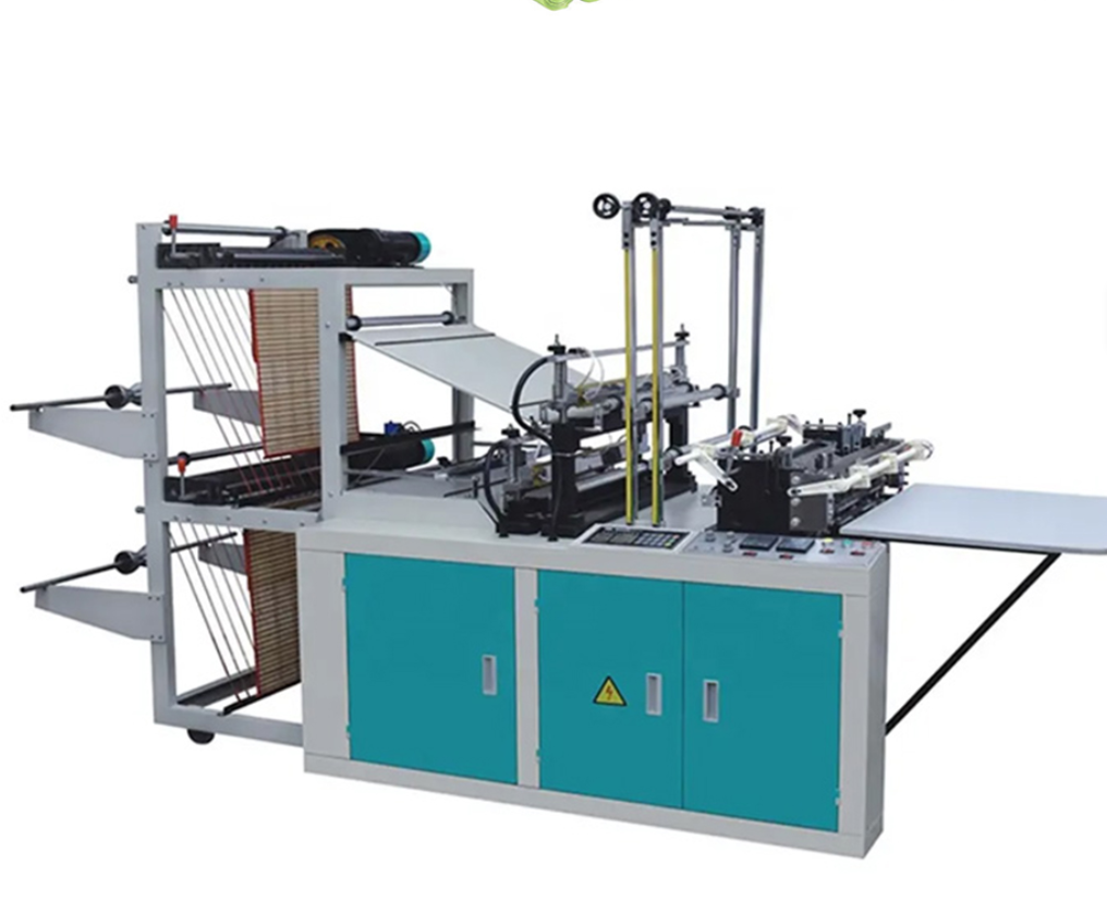 High Speed Fully Automatic Plastic T-Shirt Bag Making Machine Garbage Roll Disposable Gloves Plastic Bags Manufacturing Machine