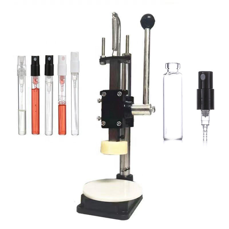Manual Perfume Bottle Capping Machine Snap-on Plastic Sprayer Crimping Tool for Mini Perfume Bottle 2ml 3ml 5ml