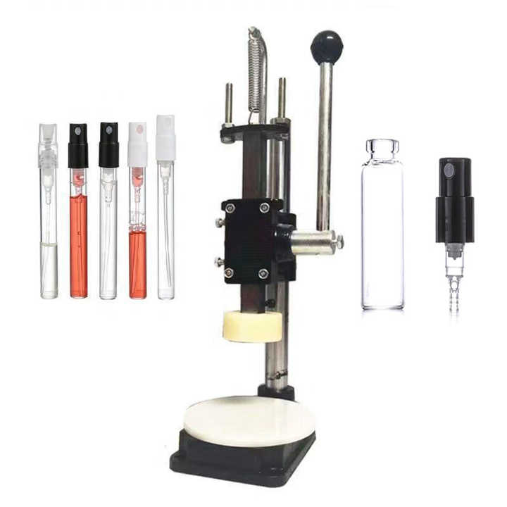 Manual Perfume Bottle Capping Machine Snap-on Plastic Sprayer Crimping Tool for Mini Perfume Bottle 2ml 3ml 5ml
