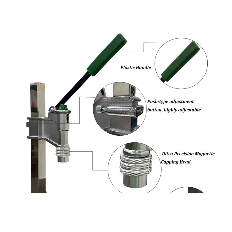 HJY 13,15,18,20 mm Source Manual Perfume Capping Machine Crimping Collar Ring Capper for Bottle Crimping