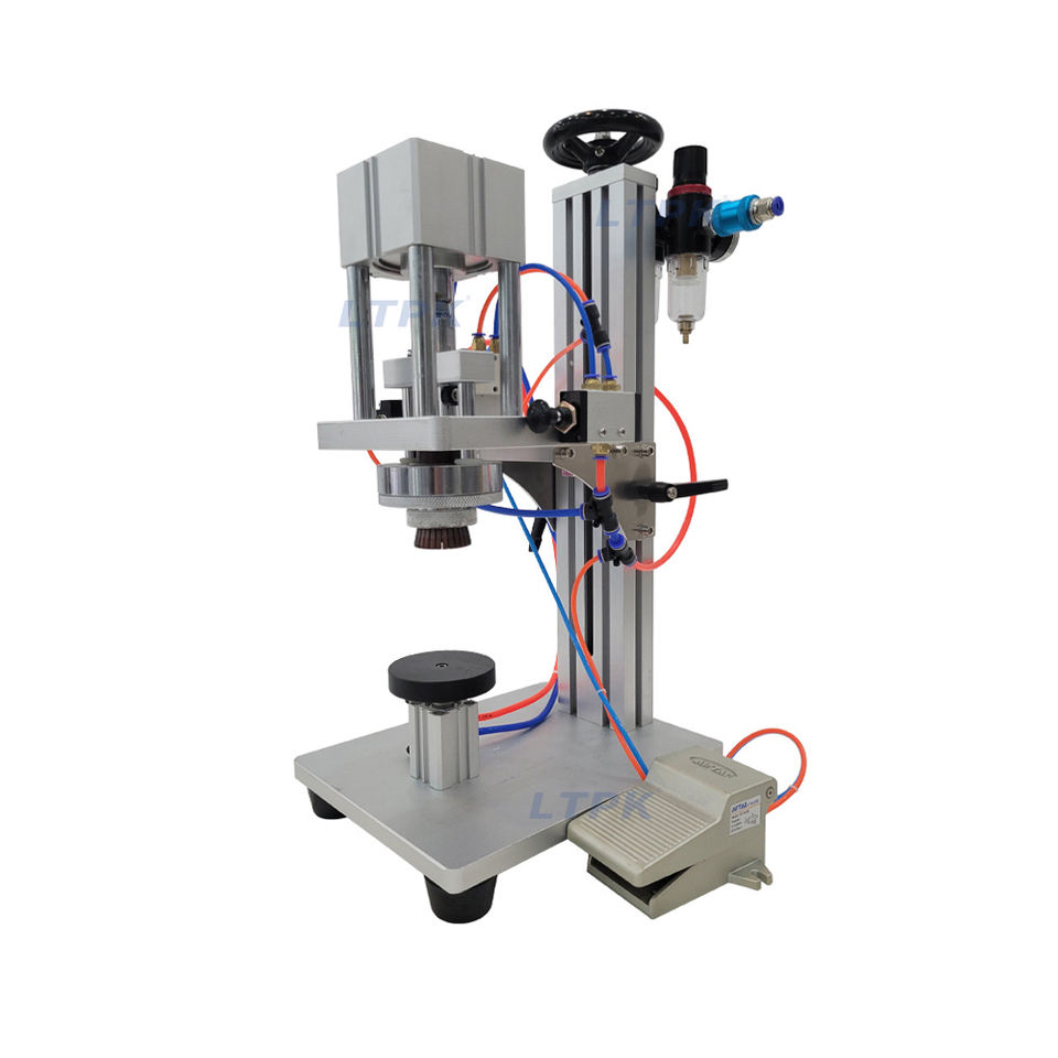 Pneumatic Pump Sprayer Vial Capper Capping for Small Perfume Bottle Crimping Machine