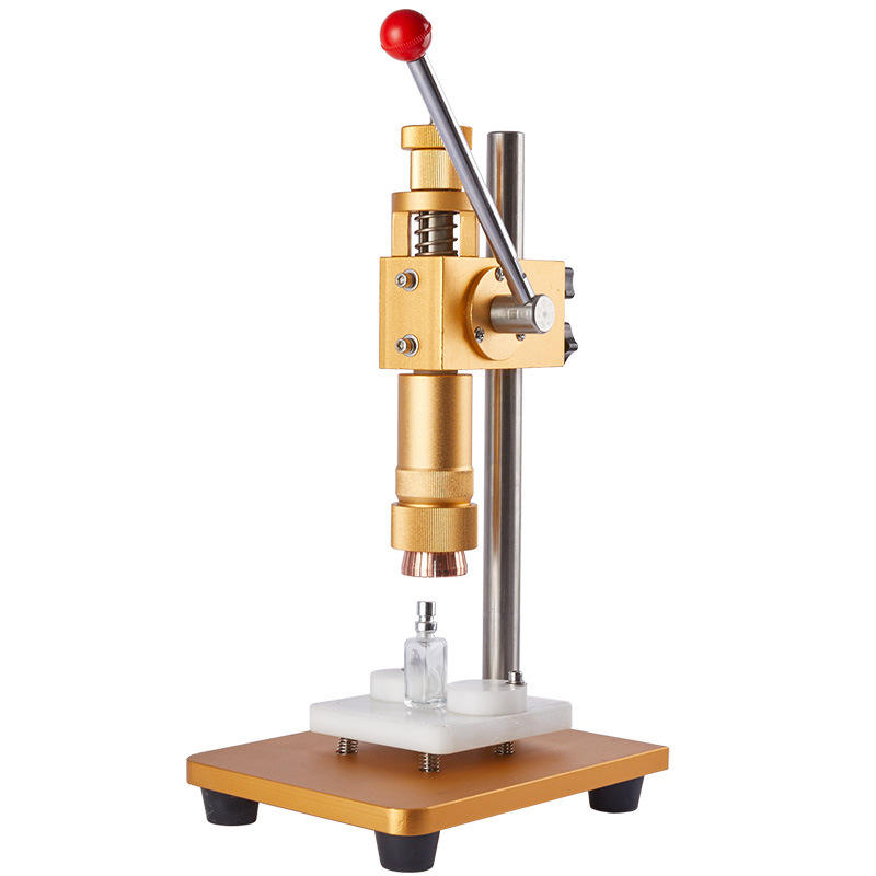 Manual Capping Machine Aluminum Perfume Bottle Collar Pressing Machine Manual Crimping Machine for Perfume Spray Bottle