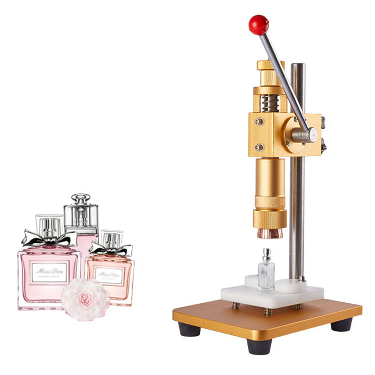 Manual Capping Machine Aluminum Perfume Bottle Collar Pressing Machine Manual Crimping Machine for Perfume Spray Bottle