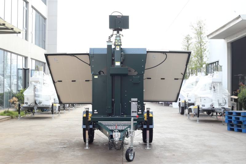 Trailer Mobile Solar CCTV Monitoring System Equipment for Surveillance and Tower Monitoring