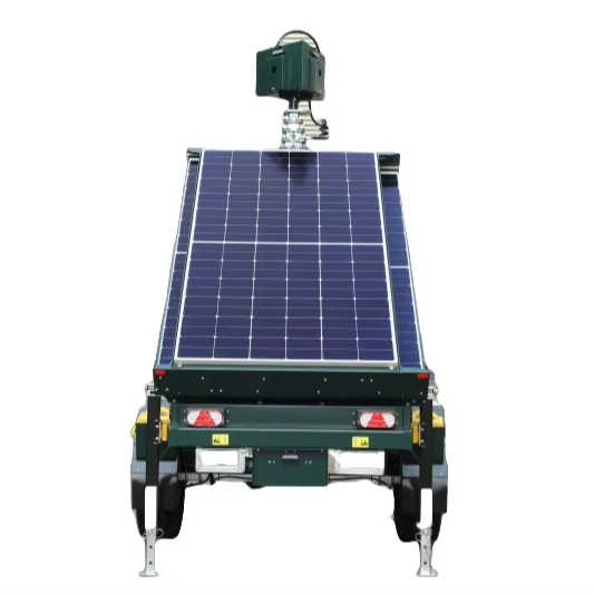 Trailer Mobile Solar CCTV Monitoring System Equipment for Surveillance and Tower Monitoring