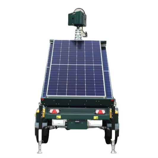 Trailer Mobile Solar CCTV Monitoring System Equipment for Surveillance and Tower Monitoring