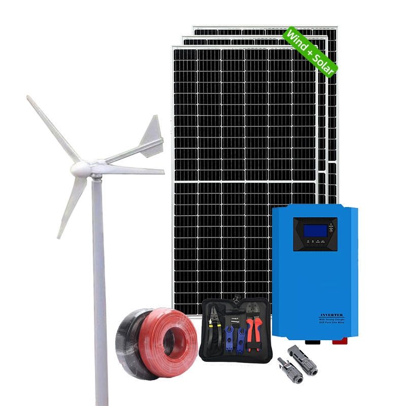 Wind Power Generation System High Efficiency 2KW 3KW 5KW 10KW Wind Power System Hybrid Solar Wind Power Generation System