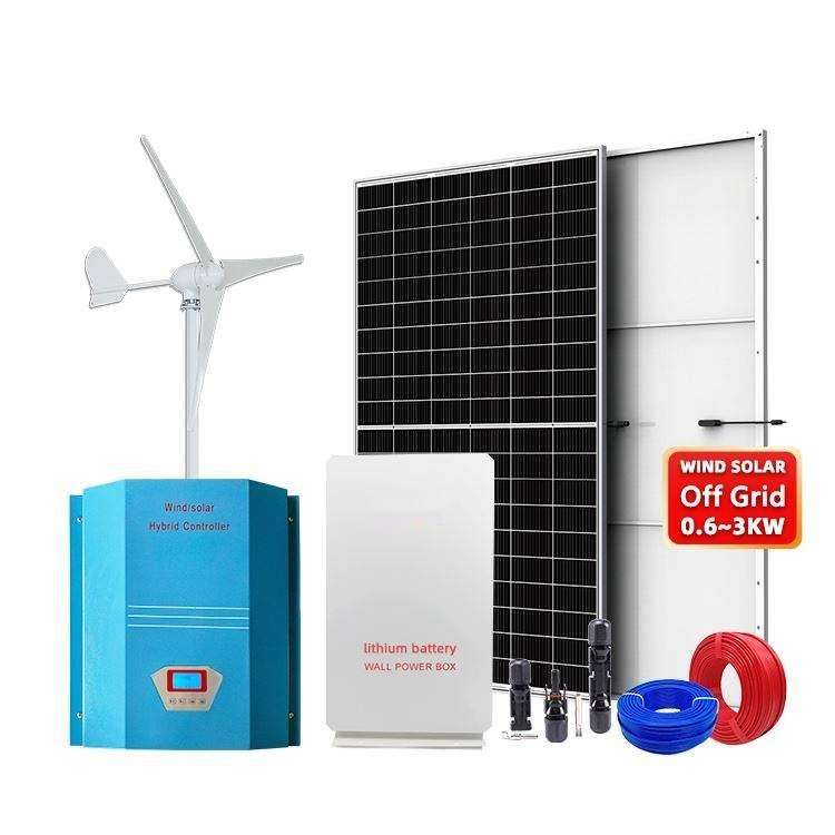 Wind Power Generation System High Efficiency 2KW 3KW 5KW 10KW Wind Power System Hybrid Solar Wind Power Generation System