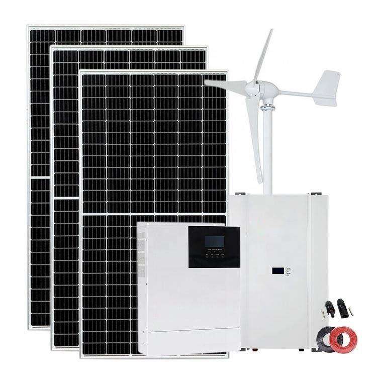 Wind Power Generation System High Efficiency 2KW 3KW 5KW 10KW Wind Power System Hybrid Solar Wind Power Generation System