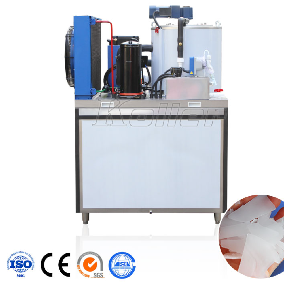 KP05 Industrial Sea Salt Water Flake Ice Maker Machine Snow Flake Ice Making Flake Ice Machine for Fish Seafood Market