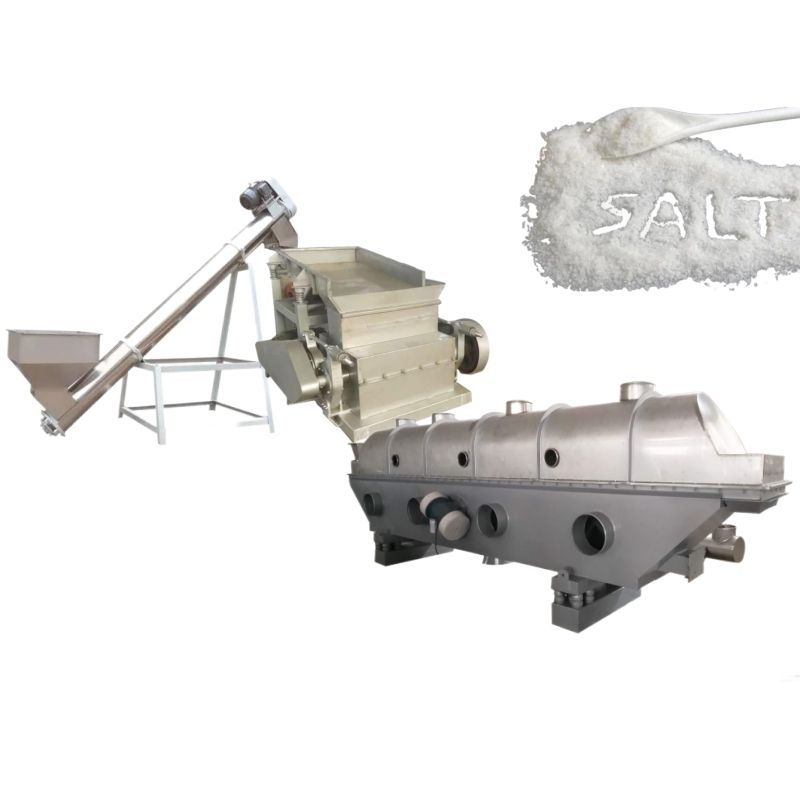 Commercial 3T/H Edible Salt Making Plant Sea Salt Processing Cleaning Machine Rock Salt Crushing Washing Equipment