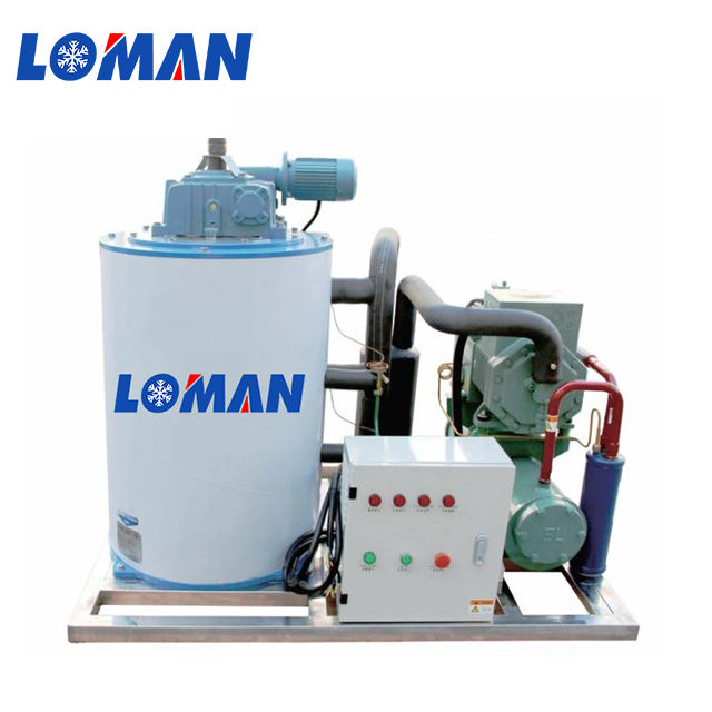 Loman Original Commercial Industrial Sea Salt Water Flake Chips Slice Ice Maker Making Machine With Lowest