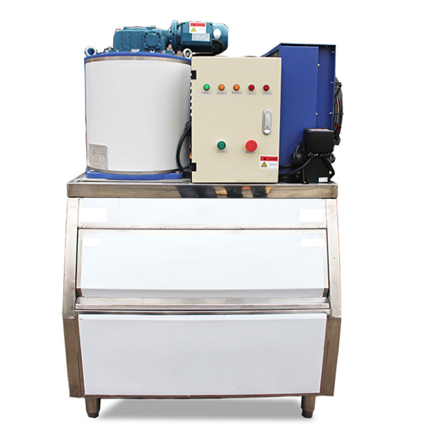 Loman Original Commercial Industrial Sea Salt Water Flake Chips Slice Ice Maker Making Machine With Lowest