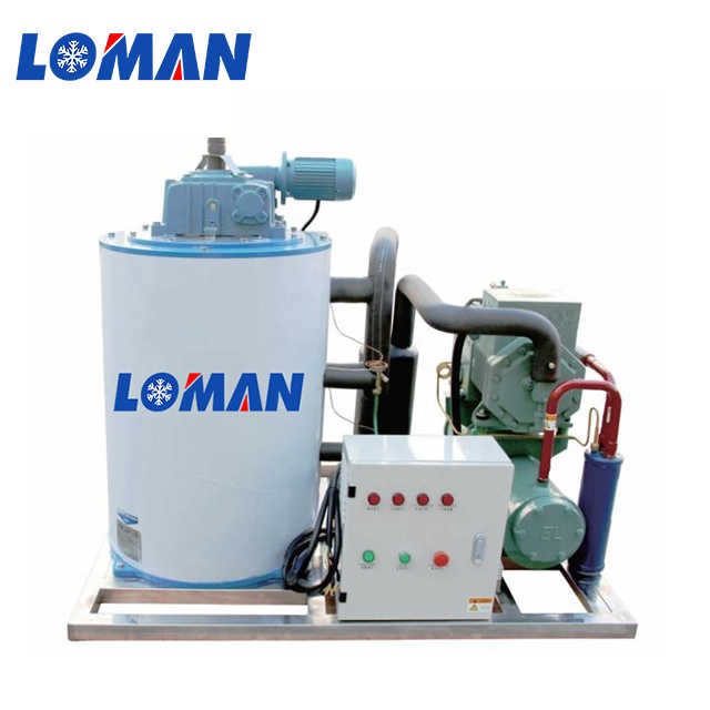 Loman Original Commercial Industrial Sea Salt Water Flake Chips Slice Ice Maker Making Machine With Lowest