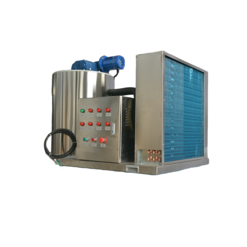 Haiyue Brand Air Cooled Sea Water Flake Ice Machine for Fish Customized Salt Water Ice Flake Making Machine