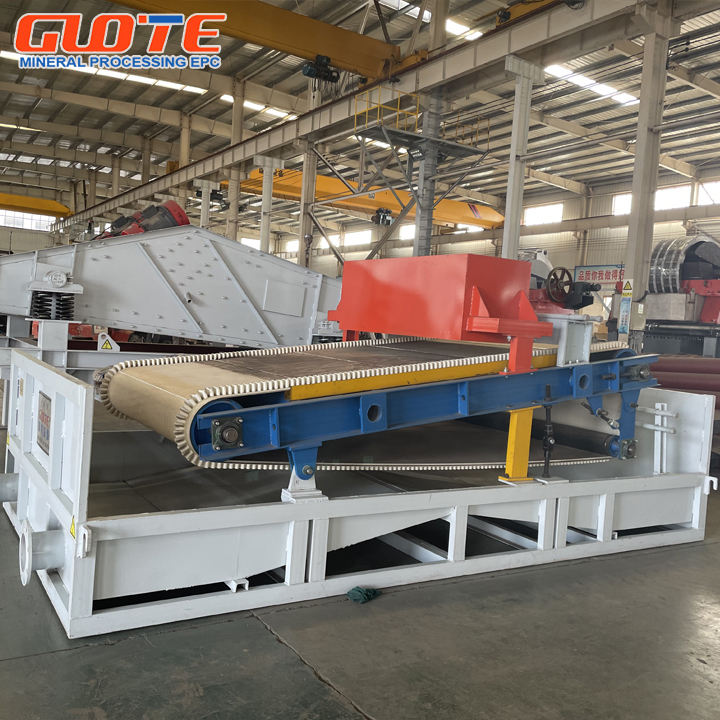 Ilmenite Magnetic Separator Flat Magnetic Separator Hematite Iron Ore Magnetic Separator for Magnetic Metal Separation