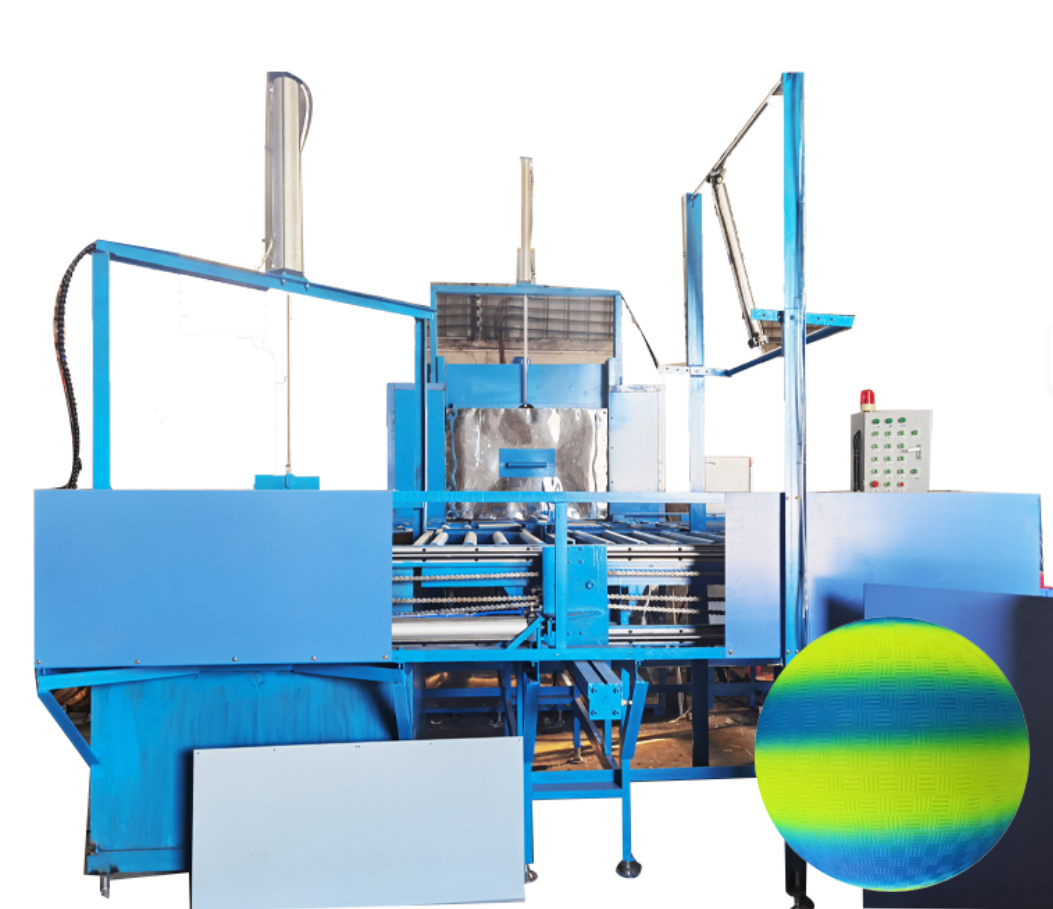 Automatic Rotomolding Soccer Jumping Horse Dinosaur Toy Cricket Pvc Ball Making Machine