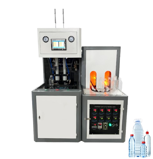 2 Cavity Semi Automatic Bottle Blowing Machine Plastic Bottles Making Machine for Efficient Production