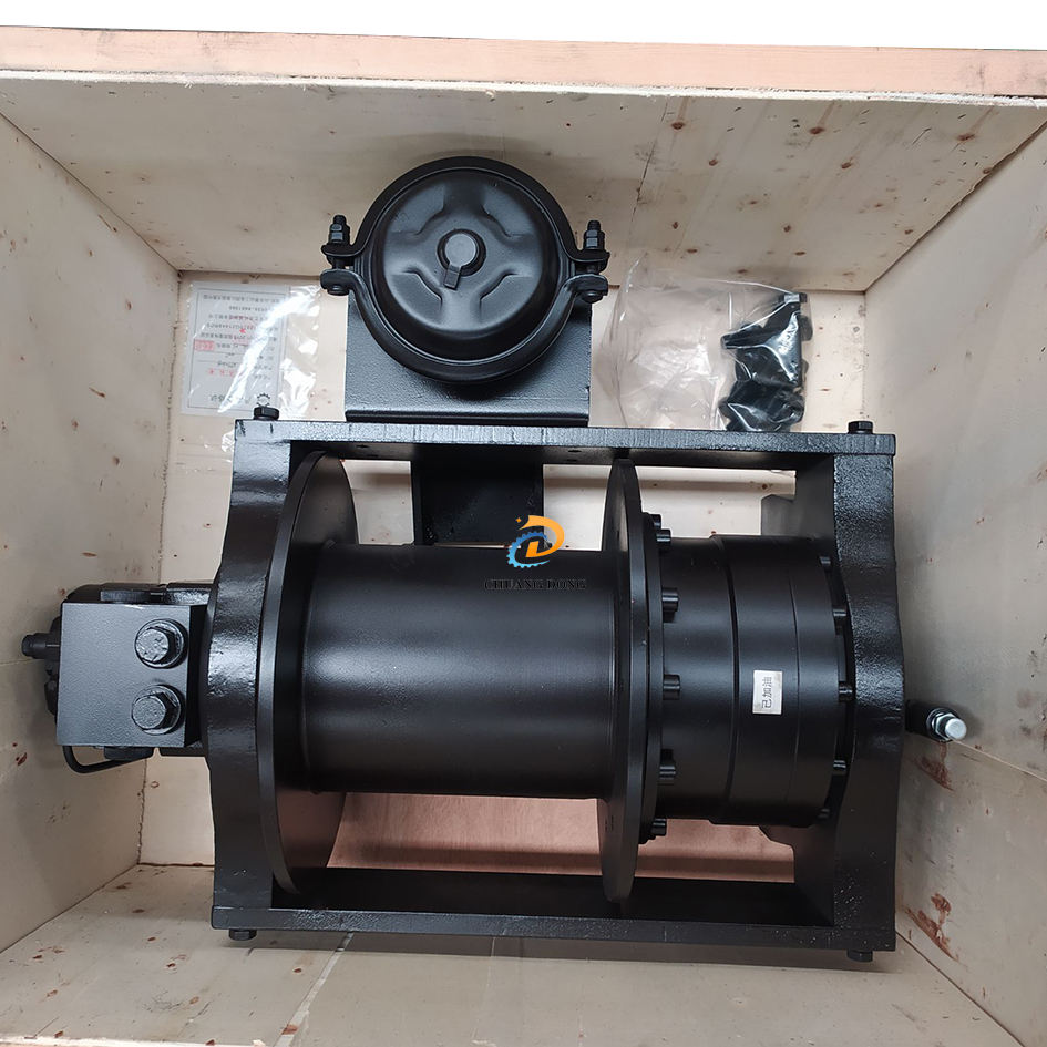 Customized DX DJ15 15 Ton Stainless Steel Rope Hydraulic Winch by Supplier Power Source for Cranes & Logging Applications