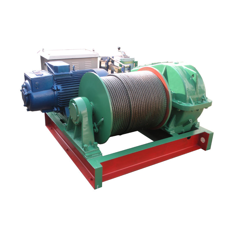 Electric Scraper Hoist Lift Fishing Boat Machine Towing Winch Trolley Wire Piling Electric Power Double Drum Fast Hammer Pile