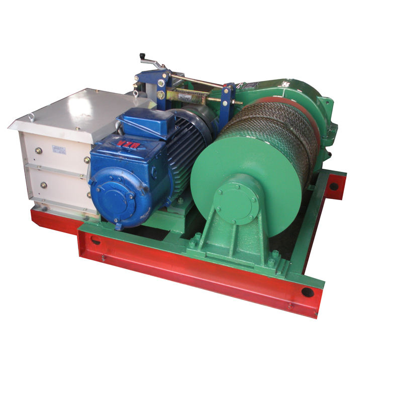 Electric Scraper Hoist Lift Fishing Boat Machine Towing Winch Trolley Wire Piling Electric Power Double Drum Fast Hammer Pile