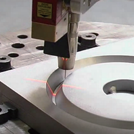 Air-Cooled 2-10mm Max Thickness 1 kW 220V Automatic Laser Welding Machine for Aluminum Window/Door Frames