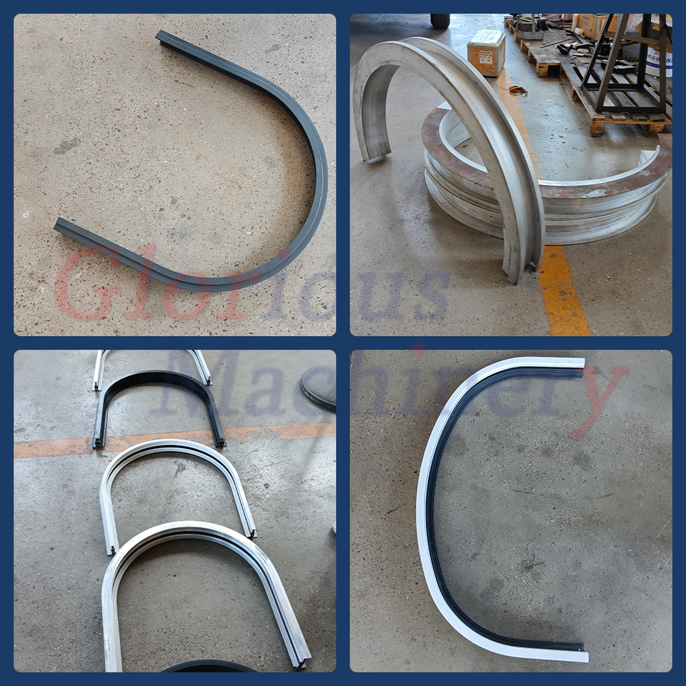 Automatic 3-Axis CNC Roller-Bending Machine for Aluminum Window Door Profile Processes Machine Window and Door Making Machinery