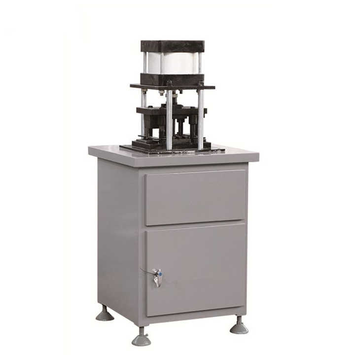 Pneumatic Corner Punching Machine in Aluminum Window Making Machine with 4 Dies Working Stations