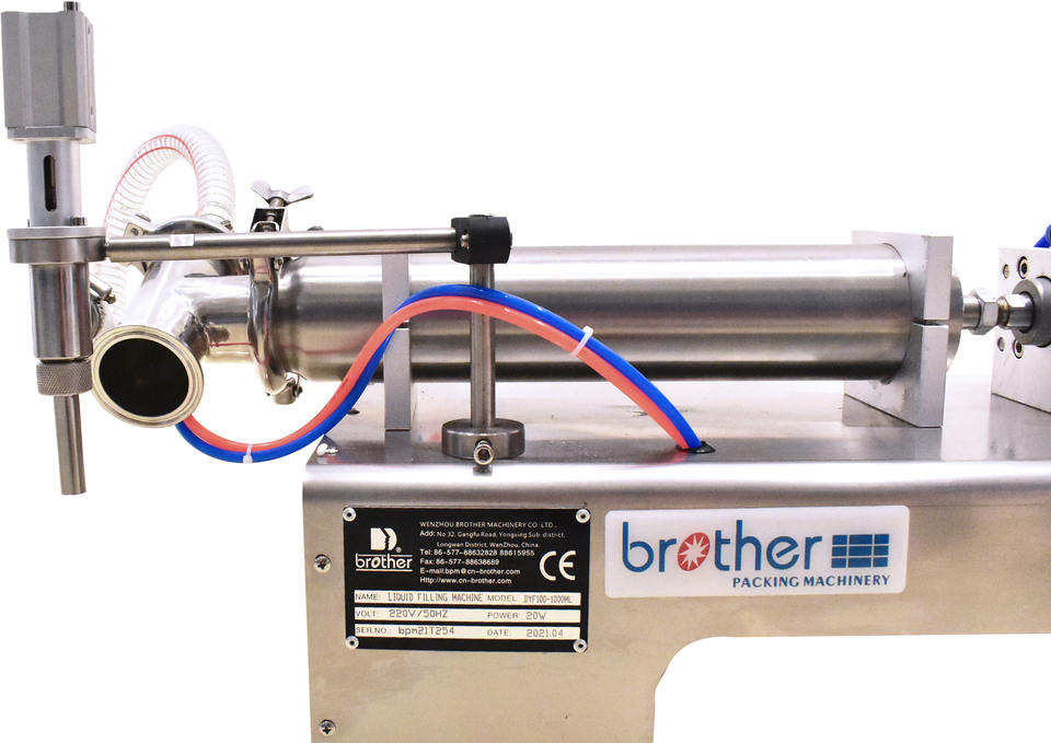 Semi Automatic Single Head Pneumatic Cream Tomato Paste Water Liquid Filling Machine