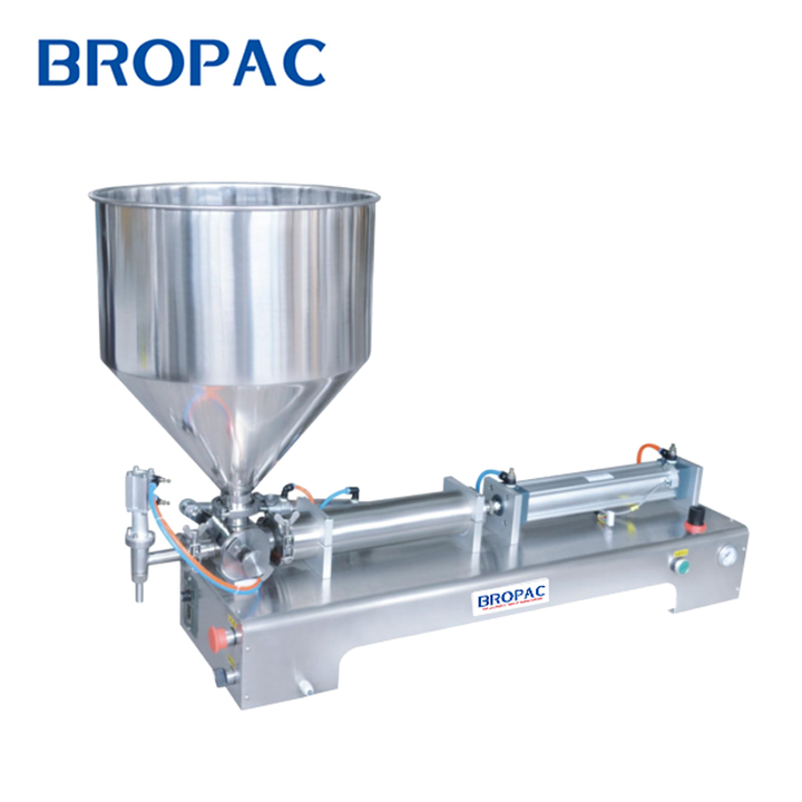 Semi Automatic Single Head Pneumatic Cream Tomato Paste Water Liquid Filling Machine