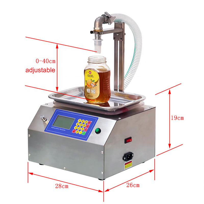 UPK-L15 Automatic Sub Filling Machine Sesame Paste Edible Oil Glue Cosmetic Cream Viscous Honey Filling Machine