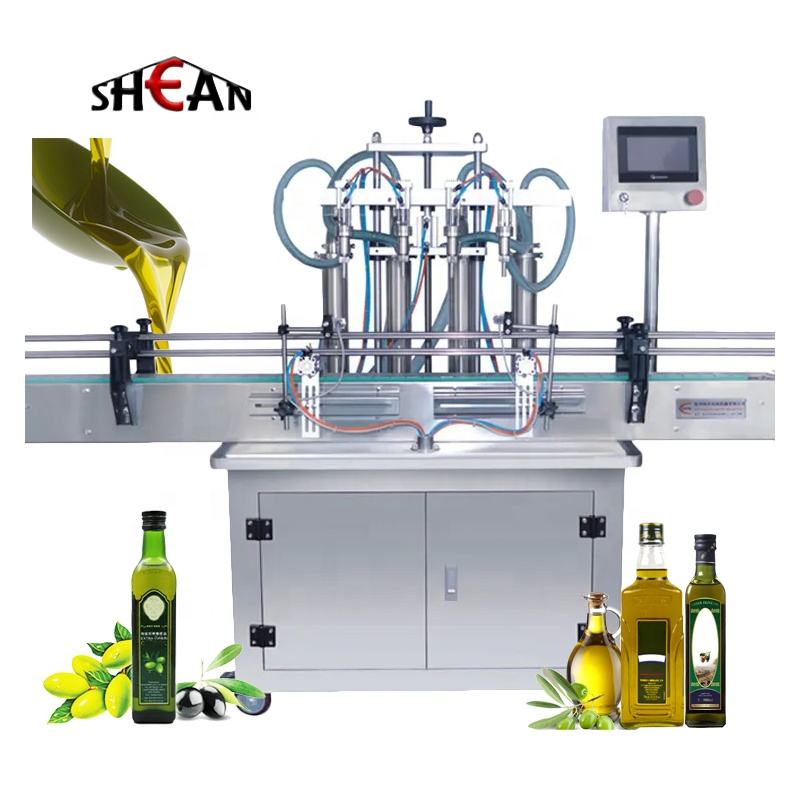 Semi Automatic Oil Filling Machine Cooking Oil Plastic Bottle Filling Capping and Labeling Packing Machine