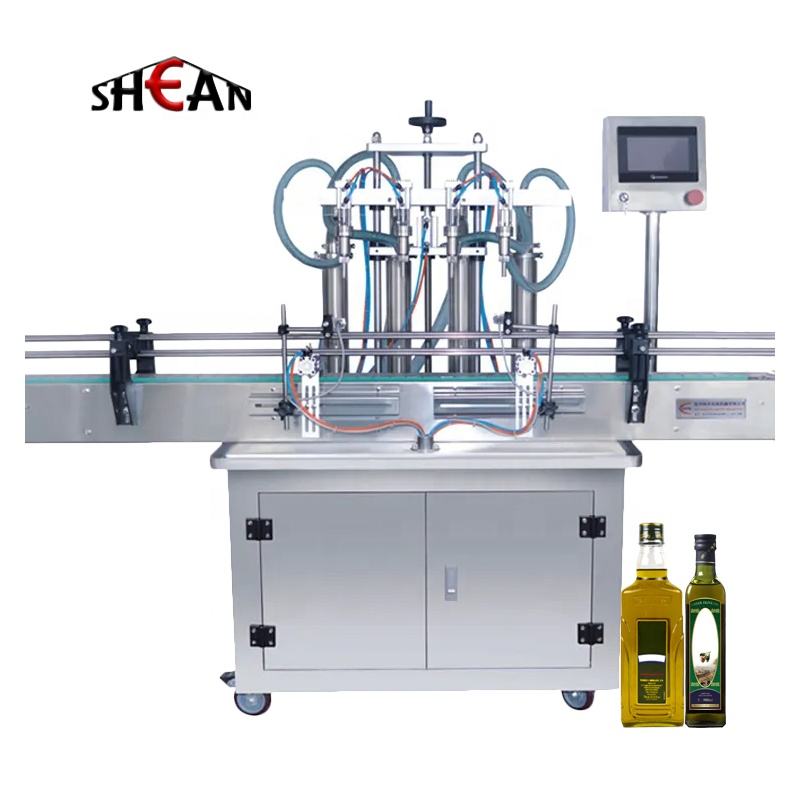 Semi Automatic Oil Filling Machine Cooking Oil Plastic Bottle Filling Capping and Labeling Packing Machine