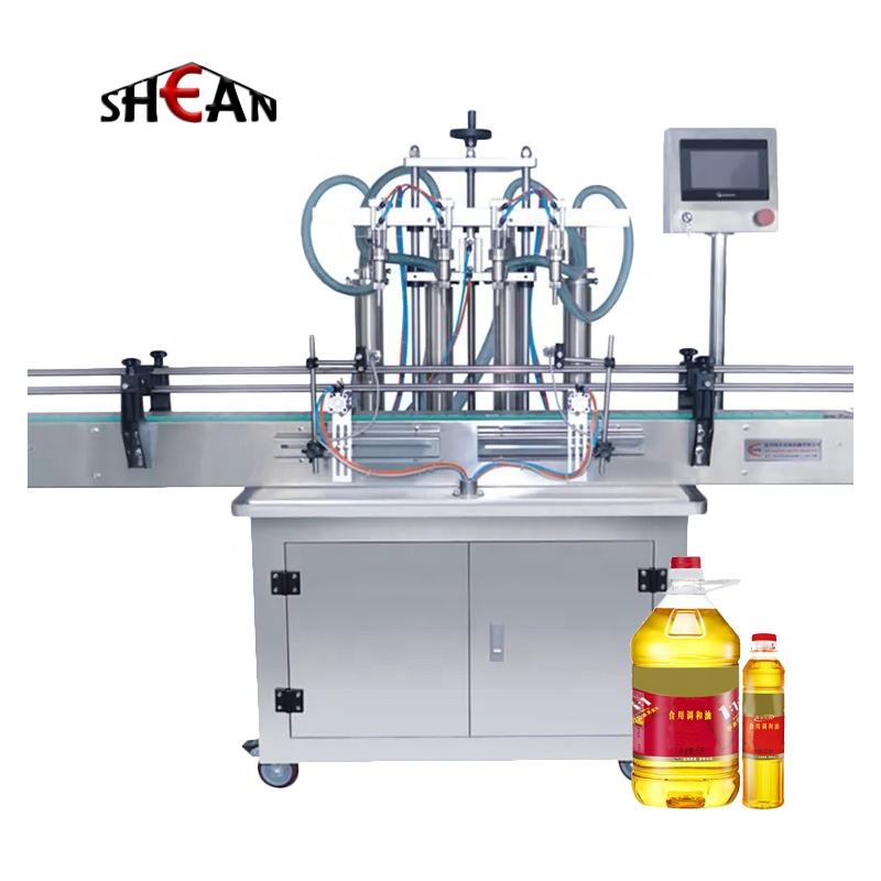 Semi Automatic Oil Filling Machine Cooking Oil Plastic Bottle Filling Capping and Labeling Packing Machine