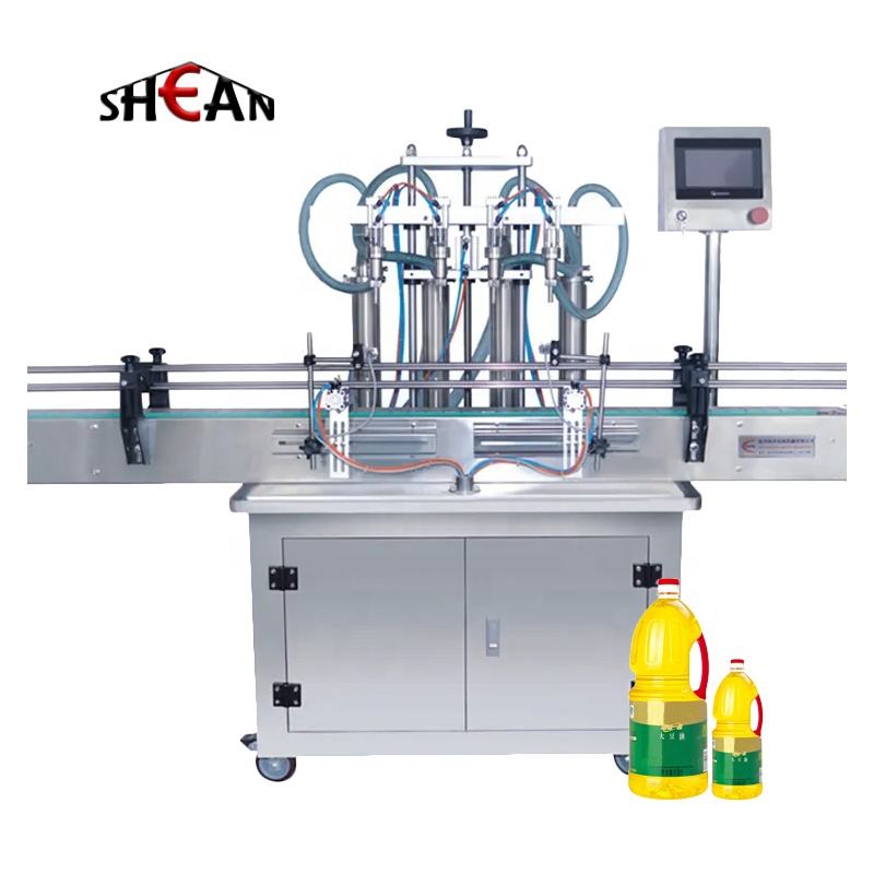 Semi Automatic Oil Filling Machine Cooking Oil Plastic Bottle Filling Capping and Labeling Packing Machine