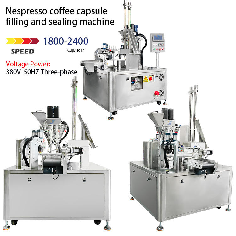 Coffee Capsules Pod Cup Making Packaging Machine High Speed Full Automatic Nespresso Coffee K Cup Filling Packing Machine