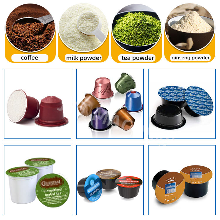 Coffee Capsules Pod Cup Making Packaging Machine High Speed Full Automatic Nespresso Coffee K Cup Filling Packing Machine