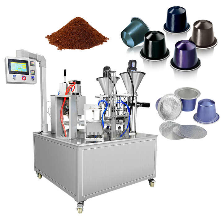 Coffee Capsules Pod Cup Making Packaging Machine High Speed Full Automatic Nespresso Coffee K Cup Filling Packing Machine