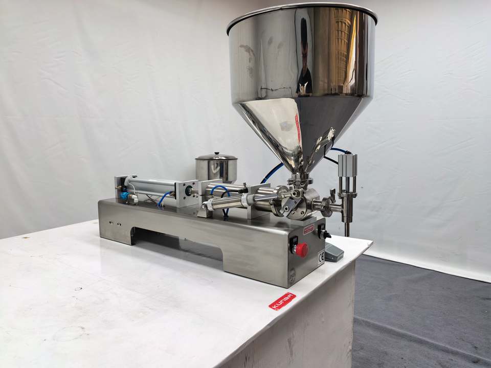 KUNBA Horizontal Fully Automatic Small Quantitative Laundry Detergent Liquid Pneumatic Thick Paste Paste Filling Machine