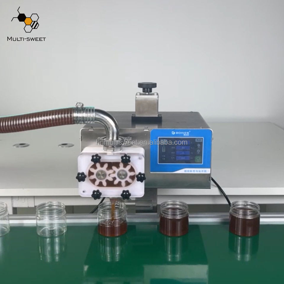 Intelligent 5-2000G Honey Filling Production Line Small Size Honey Filling Machine for Paste
