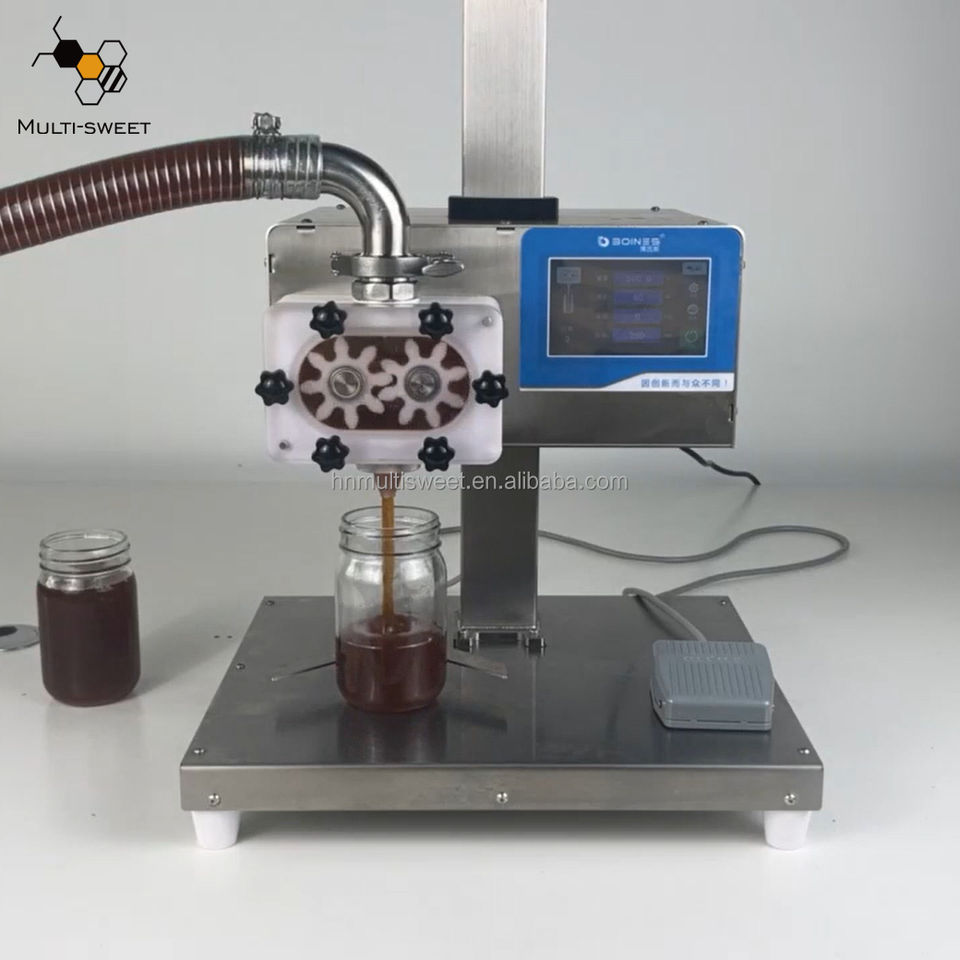Intelligent 5-2000G Honey Filling Production Line Small Size Honey Filling Machine for Paste